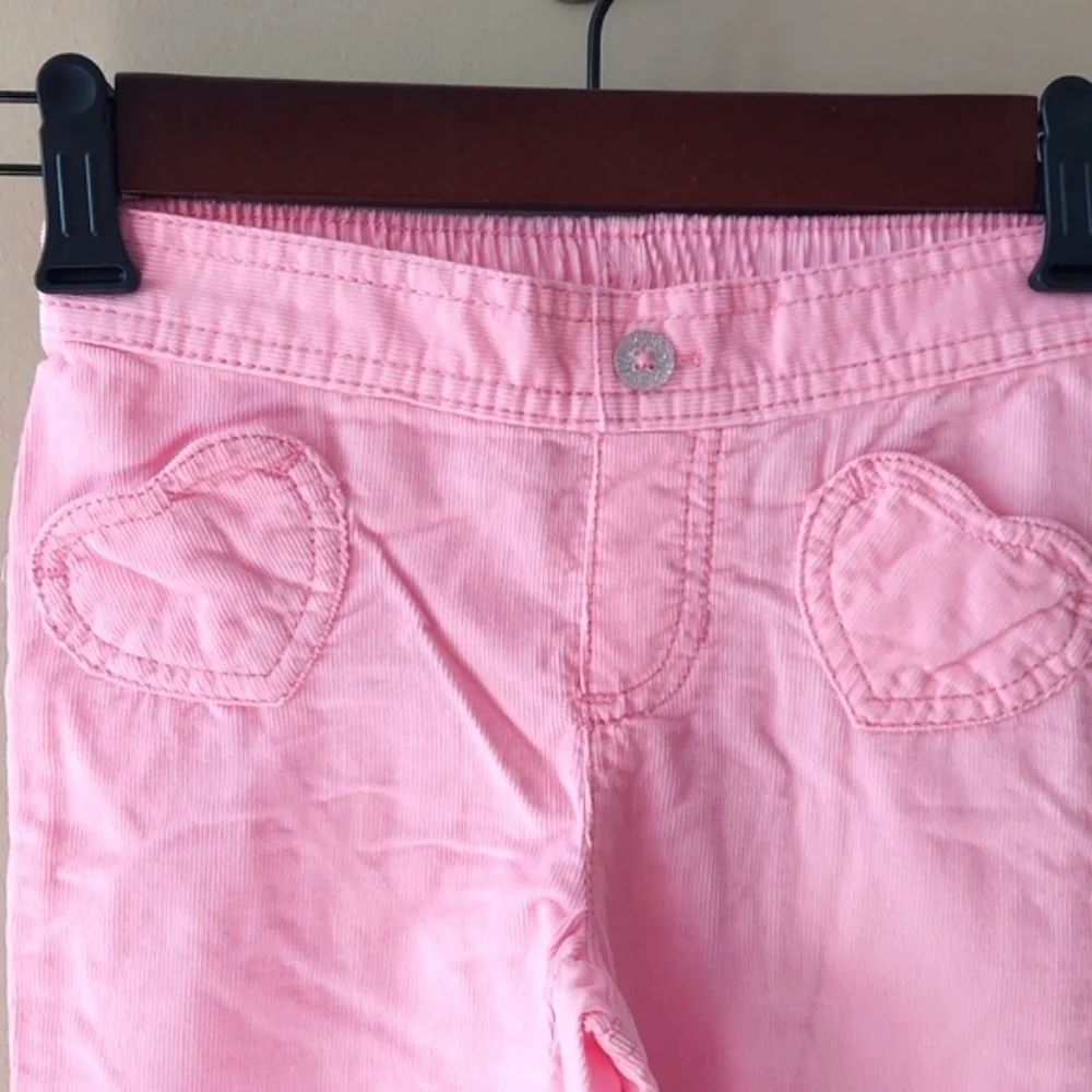 Jumping Beans Girl Pink Pull on Pants with Heart Pockets - size 4T